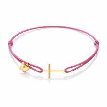 Load image into Gallery viewer, Cross Bracelet - Yellow Gold Plated