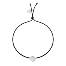 Load image into Gallery viewer, Zita & Klasja Skull on Black Bracelet