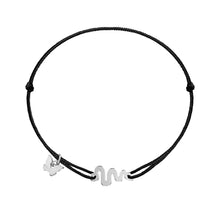 Load image into Gallery viewer, Zita & Klasja Snake on Black Bracelet