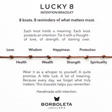 Load image into Gallery viewer, LUCKY8 Woman Intention Bracelet