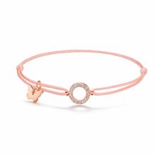 Load image into Gallery viewer, Zircon Circle Bracelet - Rose Gold Plated