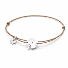 Učitaj sliku u preglednik galerije, Nova klasična narukvica od djeteline - presvučena rodijem