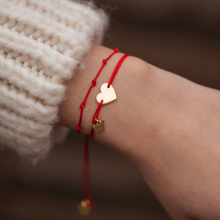 Učitaj sliku u preglednik galerije, Paket srca Maman et Bébé od žutog zlata