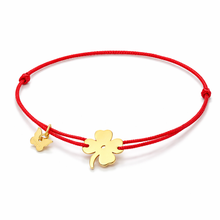 Load image into Gallery viewer, New Classic Clover Bracelet - Yellow Gold Plated