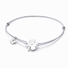 Učitaj sliku u preglednik galerije, Nova klasična narukvica od djeteline - presvučena rodijem