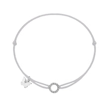 Load image into Gallery viewer, Zircon Circle Bracelet - White Gold Plated