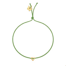 Load image into Gallery viewer, Tiny Heart Yellow Gold Plated Bracelet