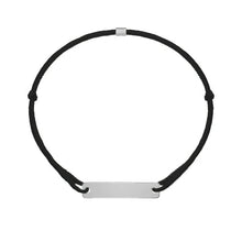 Load image into Gallery viewer, Man Plate Bracelet - Rhodium Plated