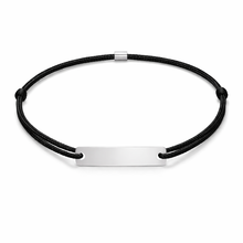 Load image into Gallery viewer, Man Plate Bracelet - Rhodium Plated
