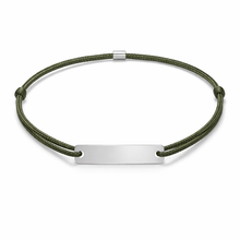 Load image into Gallery viewer, Man Plate Bracelet - Rhodium Plated