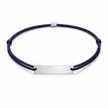 Load image into Gallery viewer, Man Plate Bracelet - Rhodium Plated