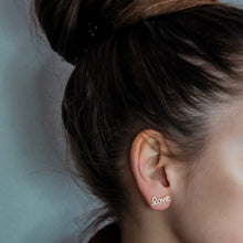 Load image into Gallery viewer, Love Earring Yellow Gold Plated