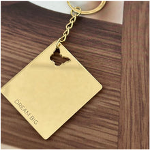 Load image into Gallery viewer, Mirror Butterfly Keychain