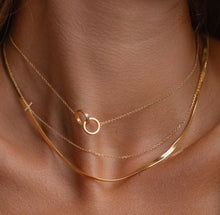 Load image into Gallery viewer, Sterling Love Link Necklace