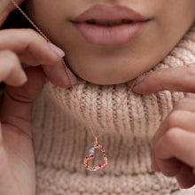 Load image into Gallery viewer, Sterling Silver Lueur Small Heart Necklace