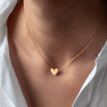 Load image into Gallery viewer, Sterling Silver Sweet Heart Necklace