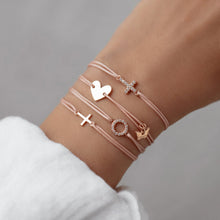 Load image into Gallery viewer, Zircon Circle Bracelet - Rose Gold Plated