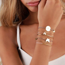 Load image into Gallery viewer, Small Butterfly Bracelet - Yellow Gold Plated