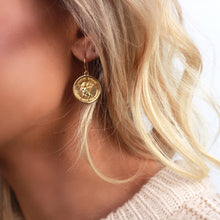 Load image into Gallery viewer, Memoire Angel Medallion Earrings