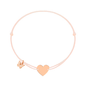 New Classic Heart Bracelet - Rose Gold Plated