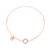 Load image into Gallery viewer, Zircon Circle Bracelet - Rose Gold Plated
