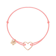 Load image into Gallery viewer, Hole Heart Bracelet - Rose Gold Plated