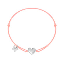 Load image into Gallery viewer, Small Heart Bracelet - Rhodium Plated
