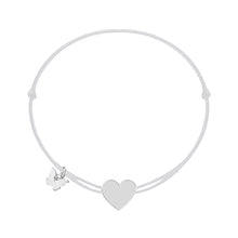 Load image into Gallery viewer, New Classic Heart Bracelet - Rhodium Plated