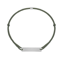 Load image into Gallery viewer, Man Plate Bracelet - Rhodium Plated