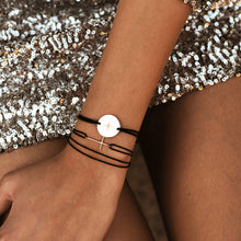Load image into Gallery viewer, Black String Bracelet