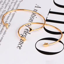 Load image into Gallery viewer, Sterling Silver Cuff Bracelet - Yellow Gold Plated