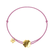 Load image into Gallery viewer, Small Clover Bracelet - Yellow Gold Plated - BRACELET - [variant.title]- Borboleta
