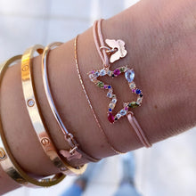 Load image into Gallery viewer, Lueur Butterfly Bracelet - Rose Gold Plated