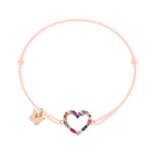 Load image into Gallery viewer, Lueur Small Heart Bracelet - Rose Gold Plated
