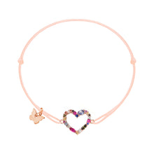 Load image into Gallery viewer, Lueur Small Heart Bracelet - Rose Gold Plated