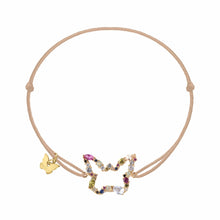 Load image into Gallery viewer, Lueur Butterfly Bracelet - Yellow Gold Plated