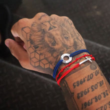 Load image into Gallery viewer, Man Circle Plate Bracelet