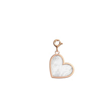 Load image into Gallery viewer, Memoire Collectable Small Heart Mother of Pearl Charm
