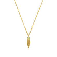 Load image into Gallery viewer, Sovilj Sapiens Crystal Necklace - Gold Plated
