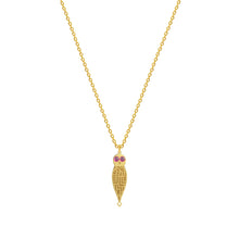 Load image into Gallery viewer, Sovilj Sapiens Crystal Necklace - Gold Plated