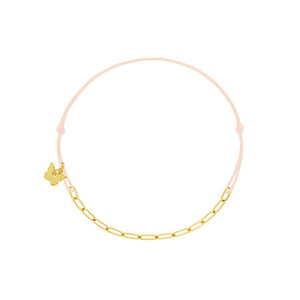 Oval Chain Bracelet - Yellow Gold Plated - BRACELET - [variant.title]- Borboleta