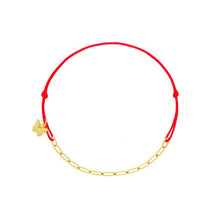 Load image into Gallery viewer, Oval Chain Bracelet - Yellow Gold Plated - BRACELET - [variant.title]- Borboleta
