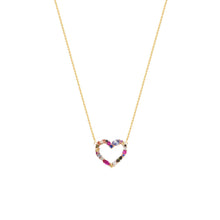 Load image into Gallery viewer, Sterling Silver Lueur Small Heart Necklace