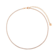 Load image into Gallery viewer, Sterling Silver Tennis Necklace