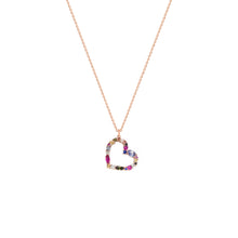 Load image into Gallery viewer, Sterling Silver Lueur Small Heart Necklace

