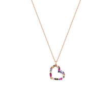 Load image into Gallery viewer, Sterling Silver Lueur Small Heart Necklace