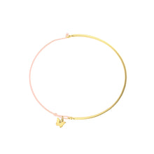 Load image into Gallery viewer, Rigid Half Bracelet - Yellow Gold Plated
