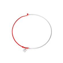 Load image into Gallery viewer, Rigid Half Bracelet - Rhodium Plated