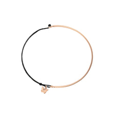 Load image into Gallery viewer, Rigid Half Bracelet - Rose Gold Plated