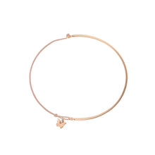 Load image into Gallery viewer, Rigid Half Bracelet - Rose Gold Plated